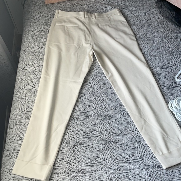 Cream Zara Ankle cuffed pants - Picture 2 of 2